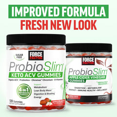ProbioSlim ingredients list image showcasing probiotics and prebiotics