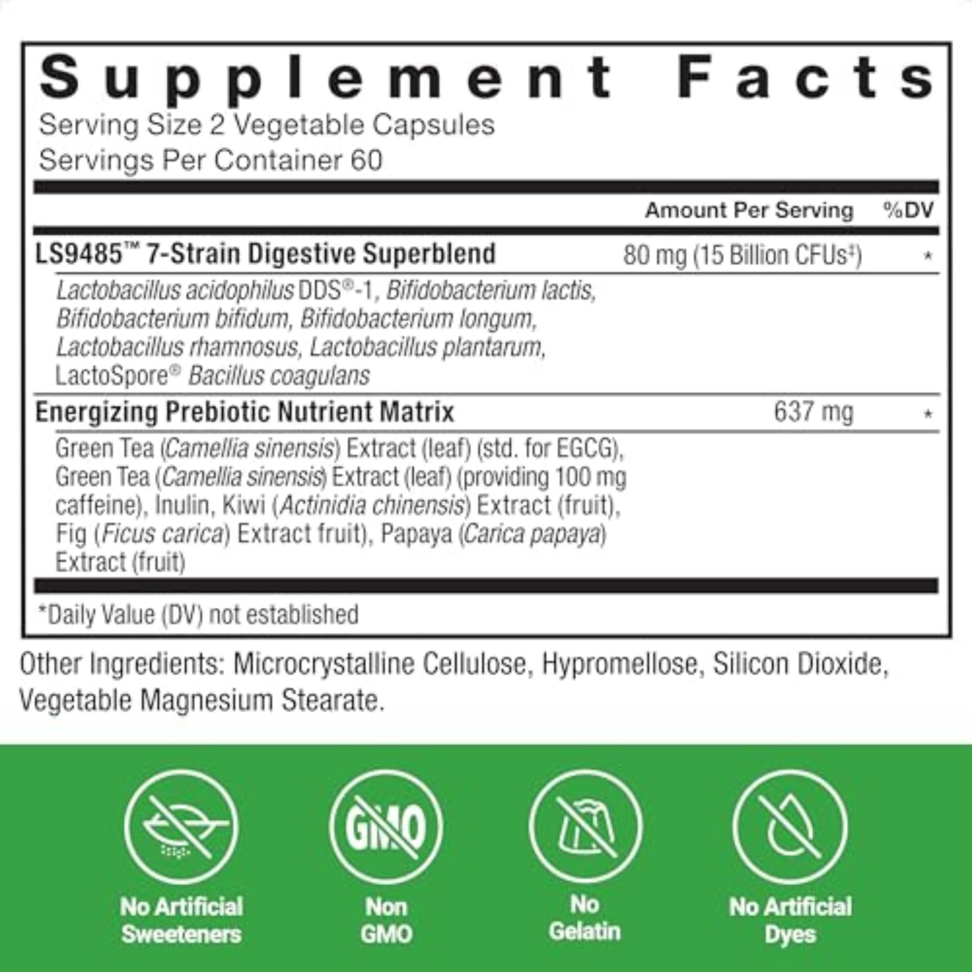 ProbioSlim package front showing 360 capsules in a 3-pack.