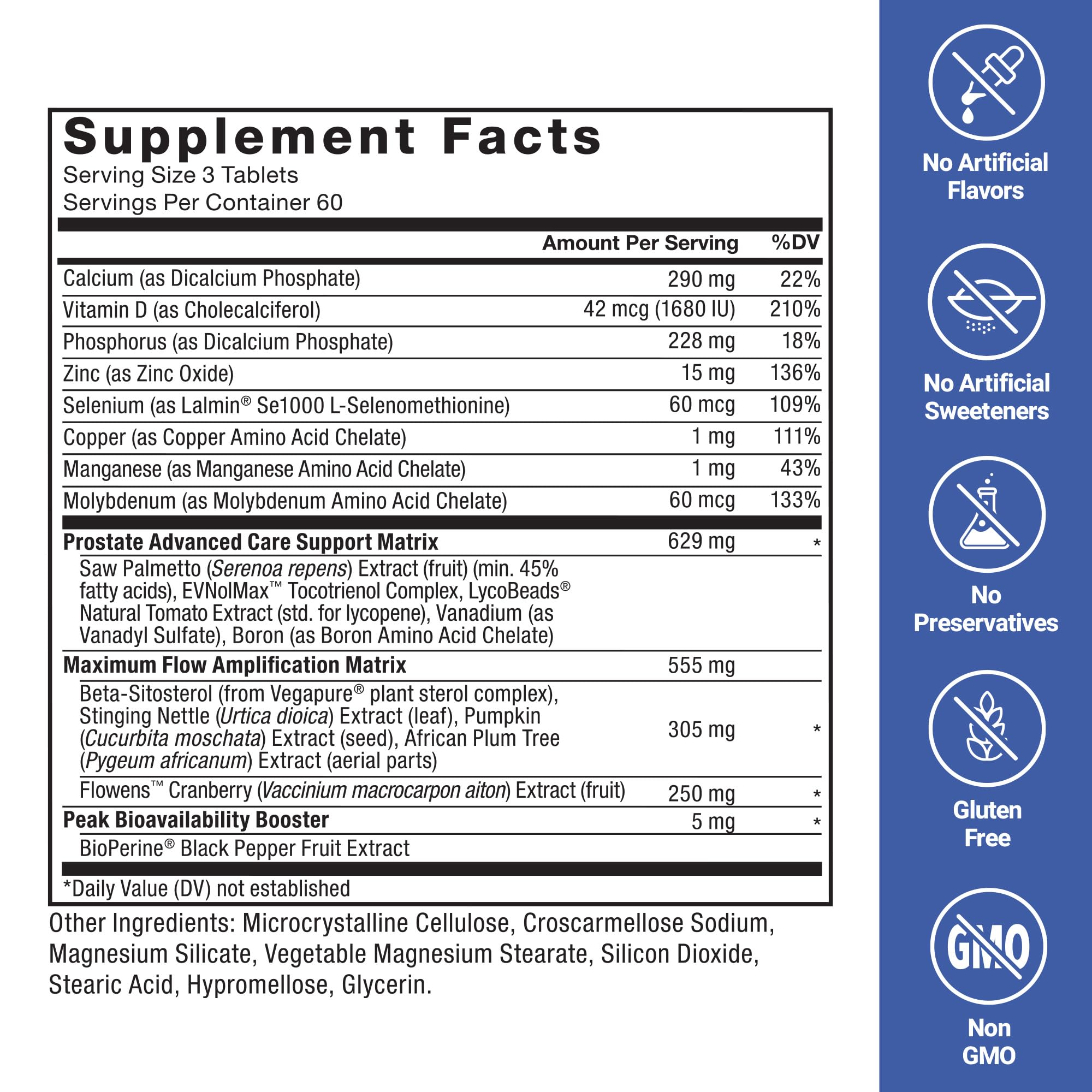 Force Factor Prostate Advanced capsules in hand for daily routine
