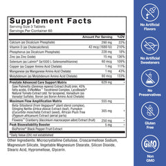 Force Factor Prostate Advanced capsules in hand for daily routine