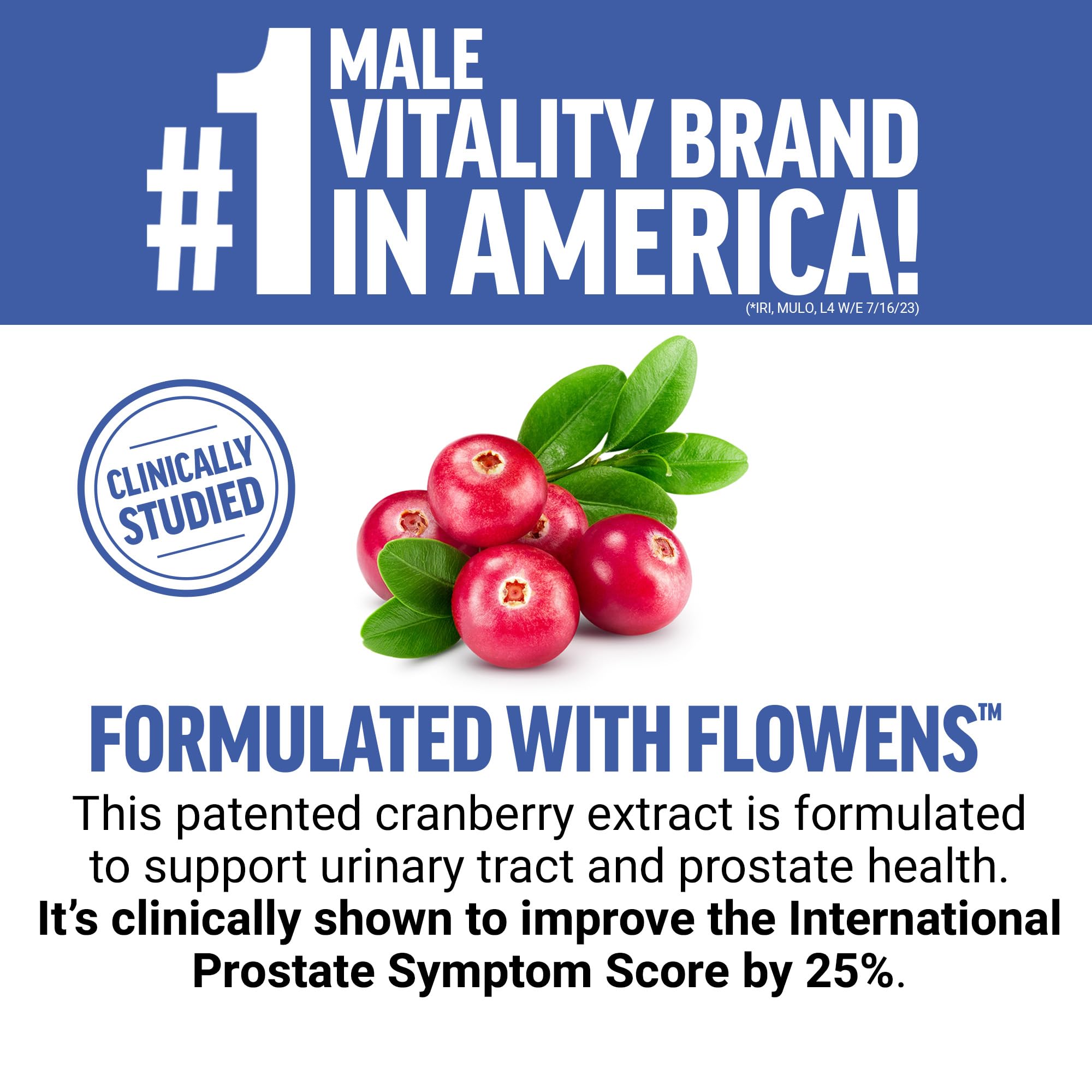 Force Factor Prostate Advanced label showing 180 tablets for long-term use