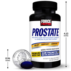 Force Factor Prostate urinary flow concept graphic