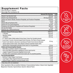 Opening packaging reveals premium ingredients and clear dosage for performance enthusiasts.