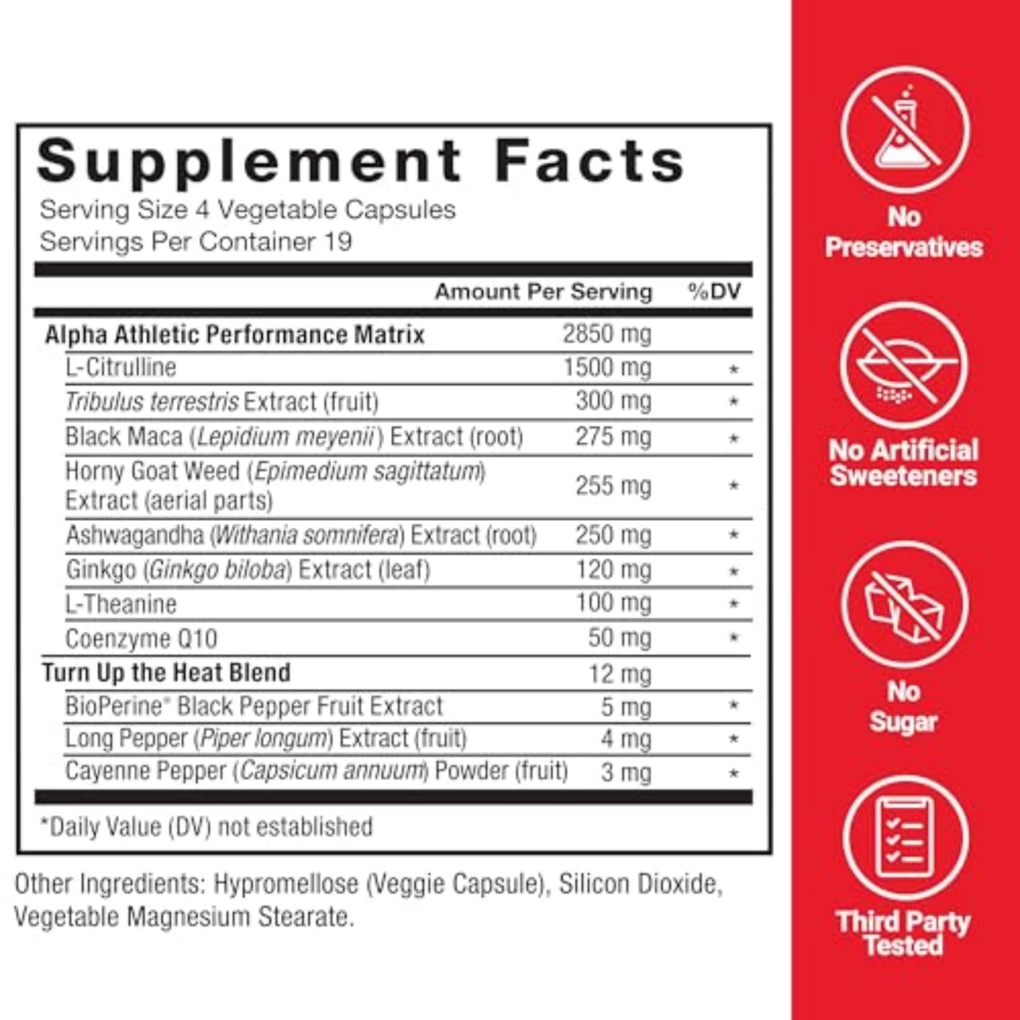 Force Factor SCORE! label detail reveals L-Citrulline and vitality ingredients.