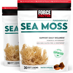 Force Factor Sea Moss Soft Chews pack for easy daily immune and digestion support.
