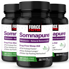 Force Factor Somnapure bottle front highlighting sleep support formula