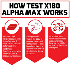Force Factor Test X180 Alpha Max supplement-scene – training sessions with enhanced focus.