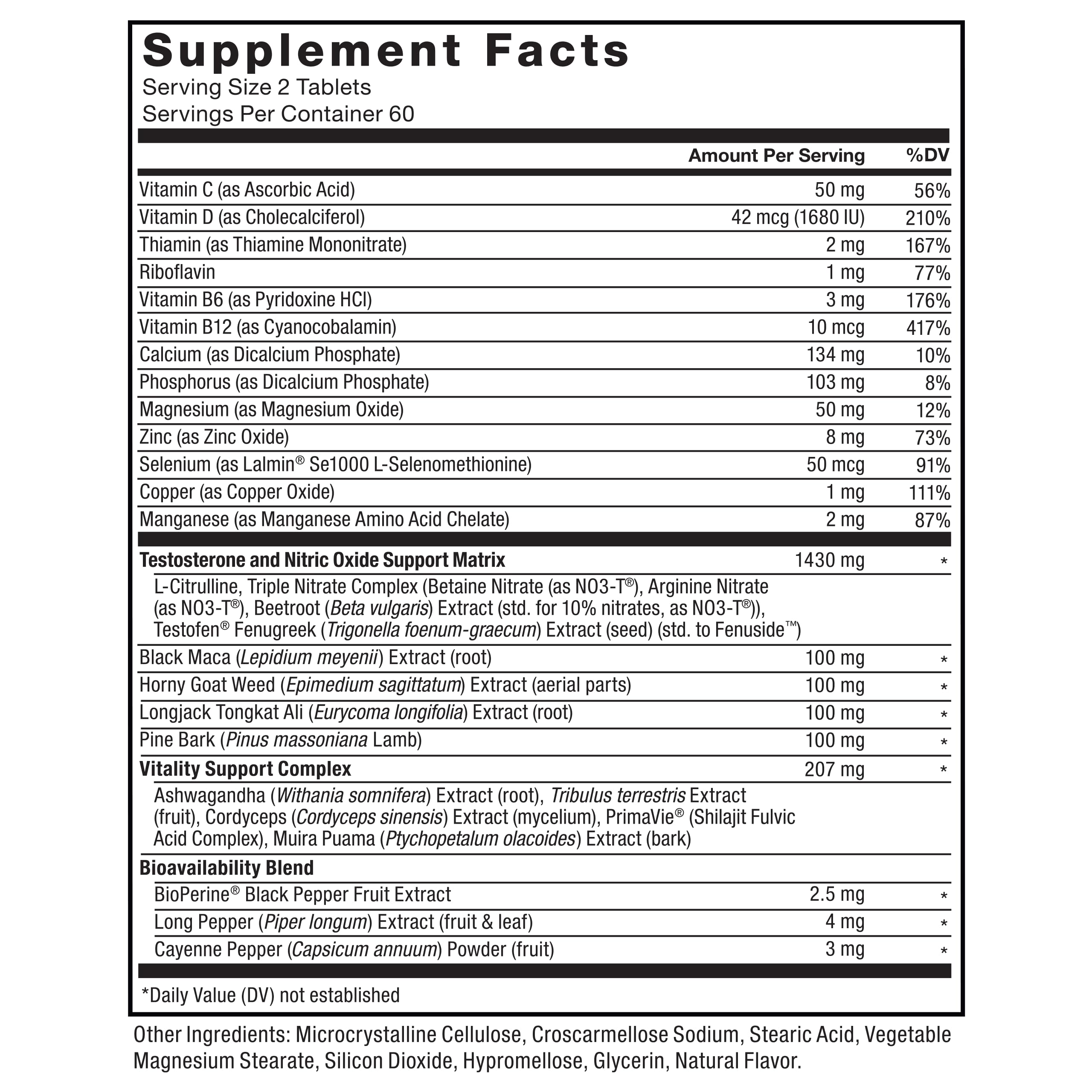 Force Factor Test X180 Alpha V2 capsules support daily supplementation.