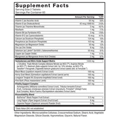 Force Factor Test X180 Alpha V2 capsules support daily supplementation.