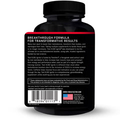 Close-up of Testofen ingredient on Test X180 Ignite label.