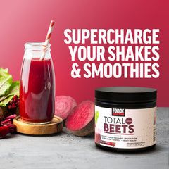 Force Factor Total Beets 3-pack packaging displayed for daily use