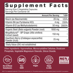 MegaNatural-BP grape seed extract ingredient in Force Factor Total Beets.