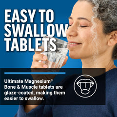 Daily-dosing visual of Force Factor Ultimate Magnesium on a kitchen counter