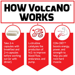Powder texture in Force Factor Volcano container suggests smooth mixing.