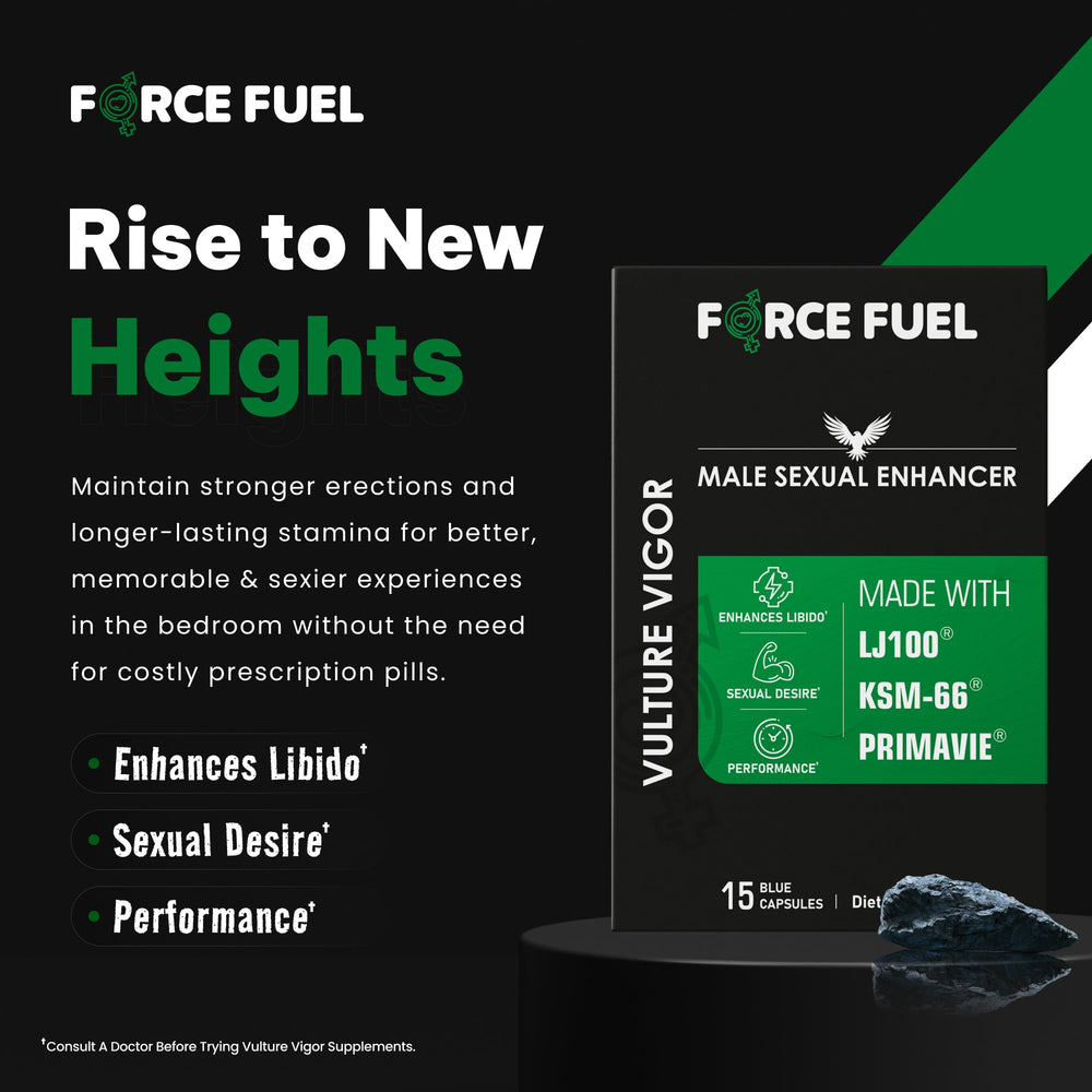 FORCE FUEL packaging front view emphasizes lab tested ingredients