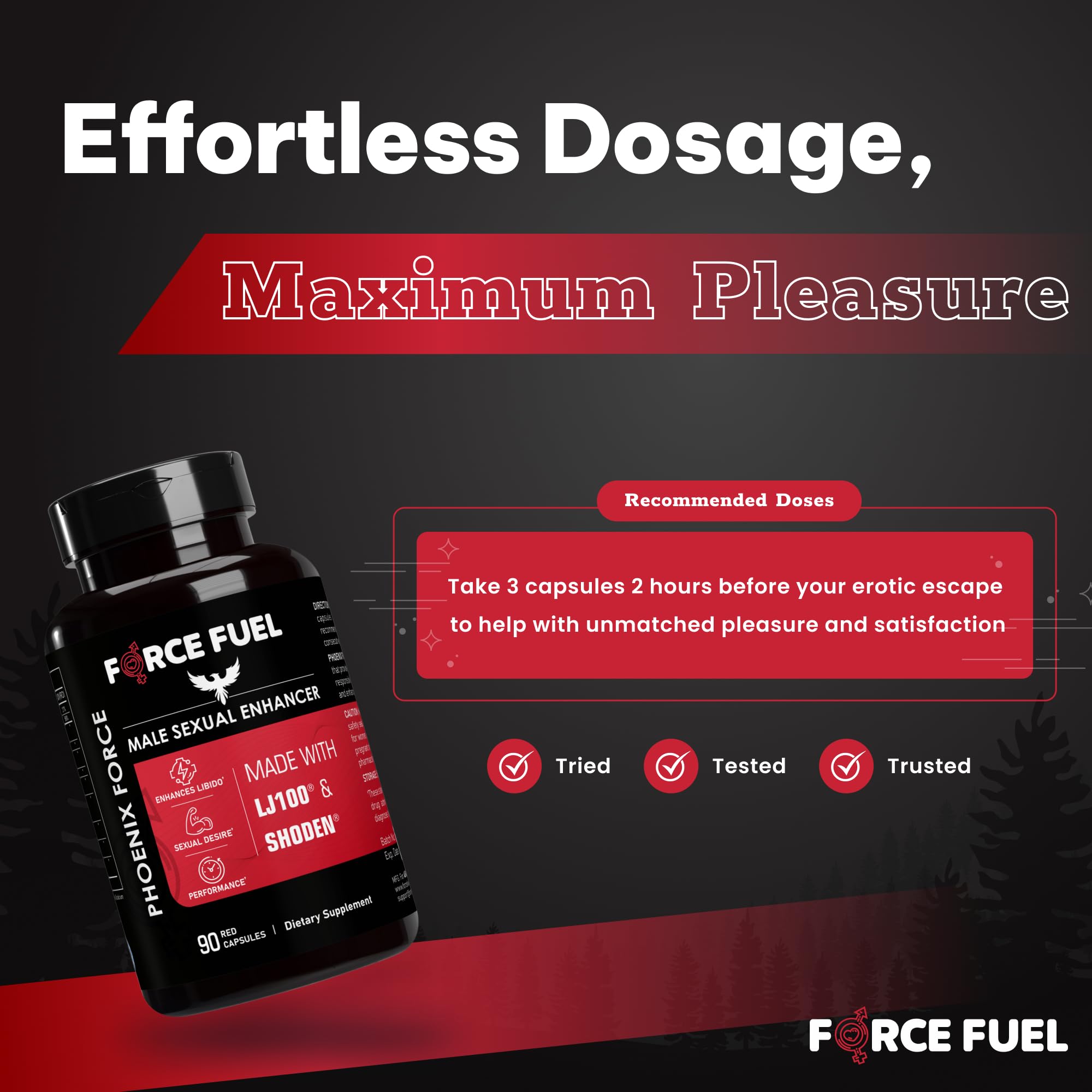 90-pill bottle with clear dosage guidance supports predictable, on-time intake