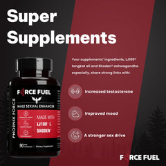Capsules arranged to show texture and easy daily integration for stamina