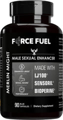 FORCE FUEL Sex Pills for Men bottle front with bold label for confidence during intimacy