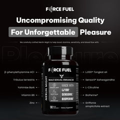 FORCE FUEL Sex Pills men packaging hero image highlighting 30 doses