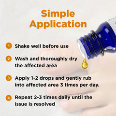 Forces of Nature application swatch demonstrates easy daily use.