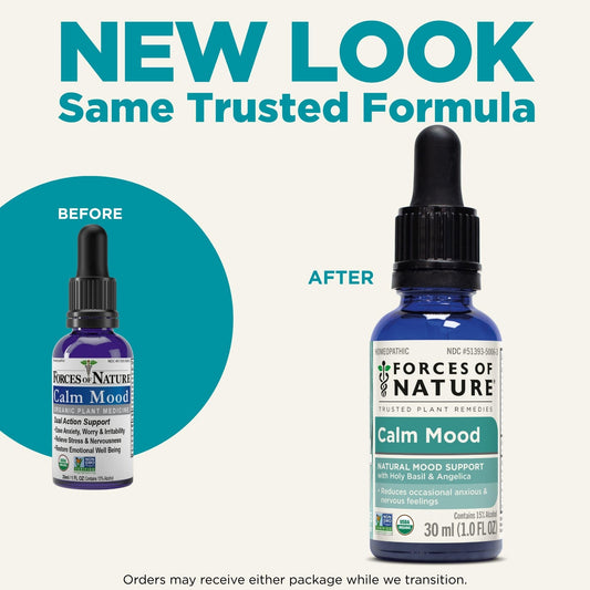 Forces of Nature Calm Mood drops under tongue for quick soothing