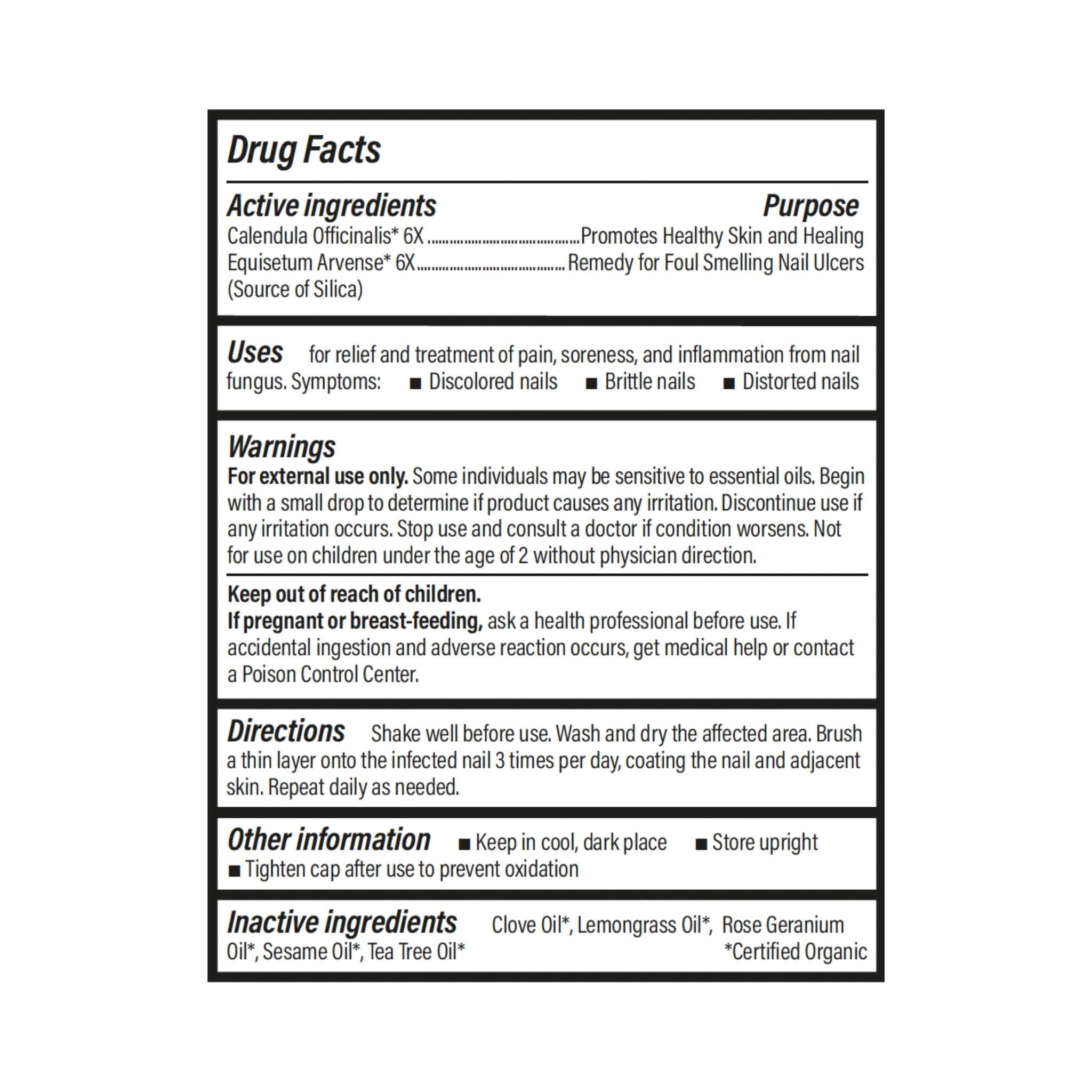 Forces of Nature dropper applying product to nail for targeted care.