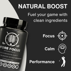 Fore Focus capsule close-up highlighting stimulant-free focus