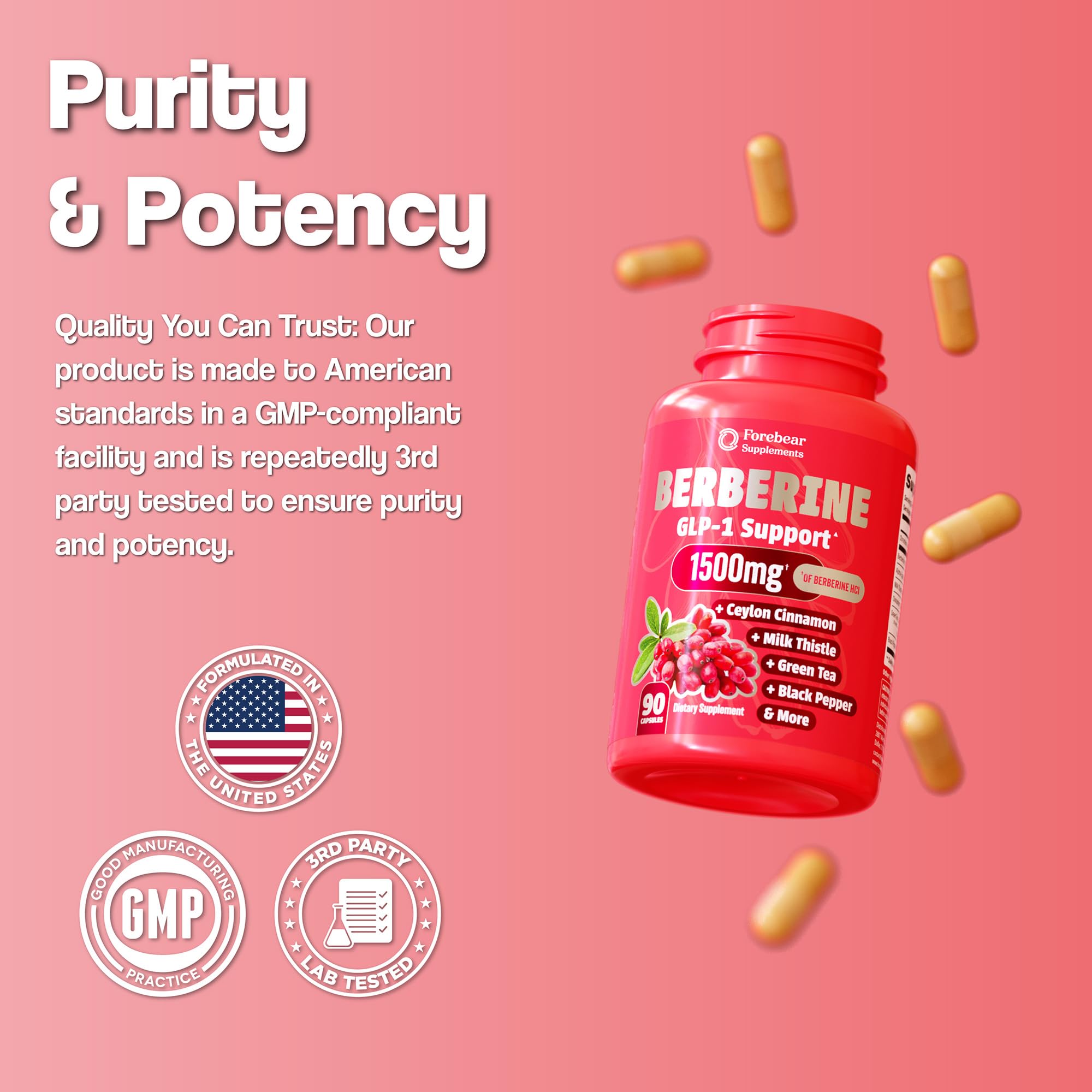 Forebear Berberine lifestyle-use scene shows easy daily integration.