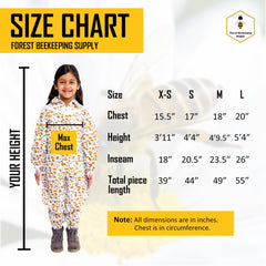 FOREST BEEKEEPING SUPPLY collapsible back veil lets kids drink or snack without removing the suit