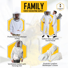 FOREST BEEKEEPING SUPPLY detachable veil is easy to wash and reuse