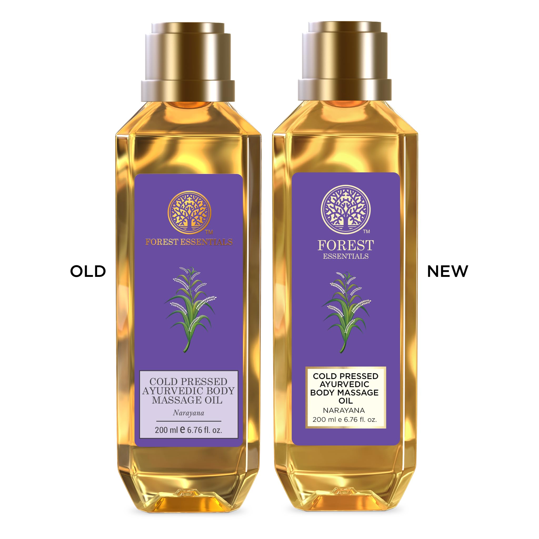 Forest Essentials Narayana Ayurvedic Body Massage Oil texture closeup for skin nourishment