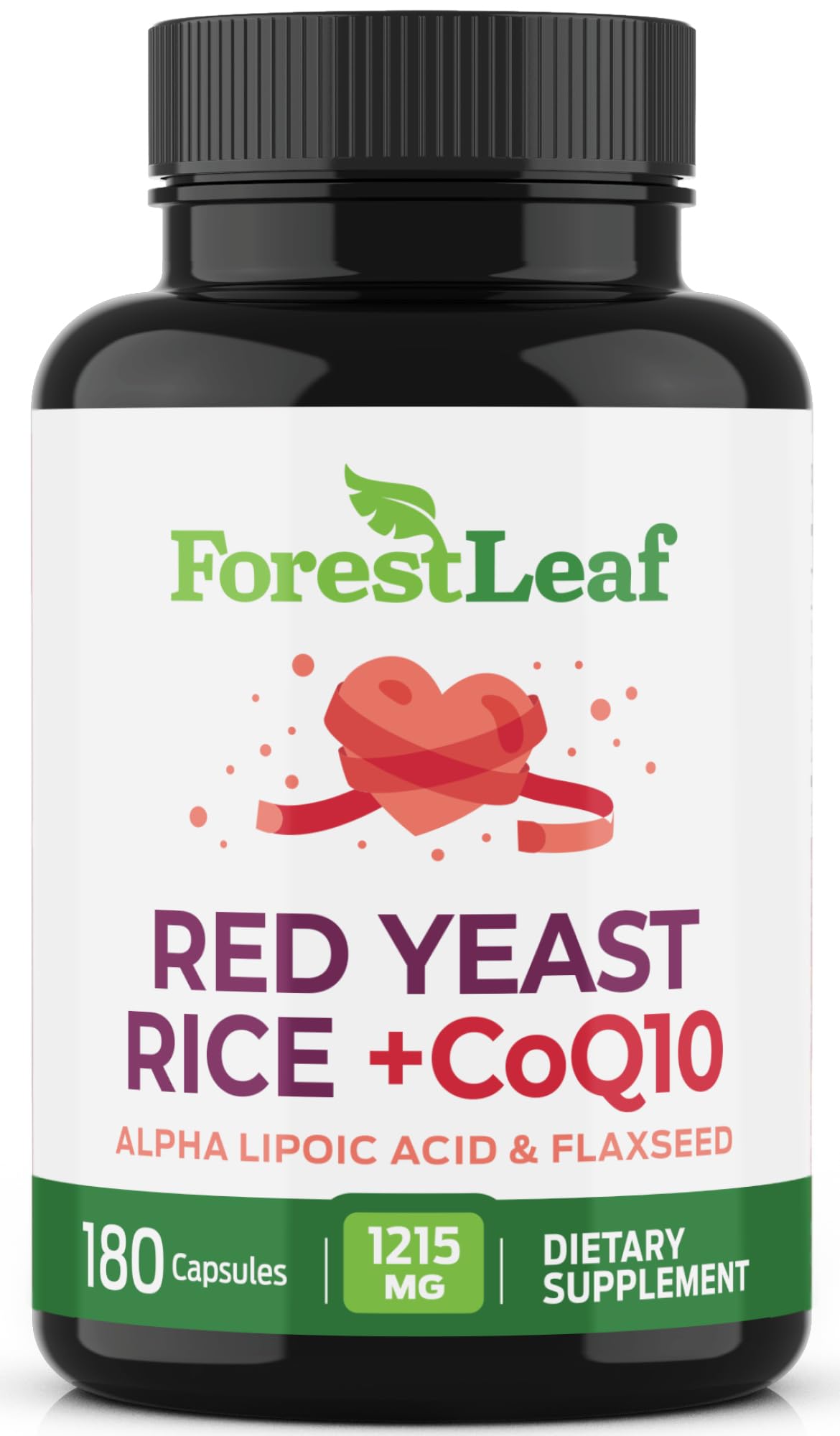 ForestLeaf 180 capsules packaging designed for long-term use.