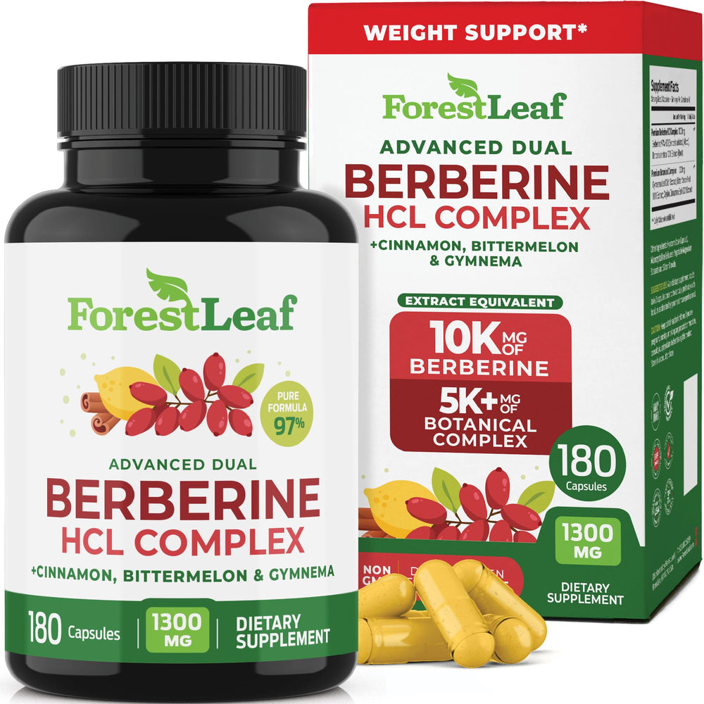 ForestLeaf Berberine bottle front for daily energy support