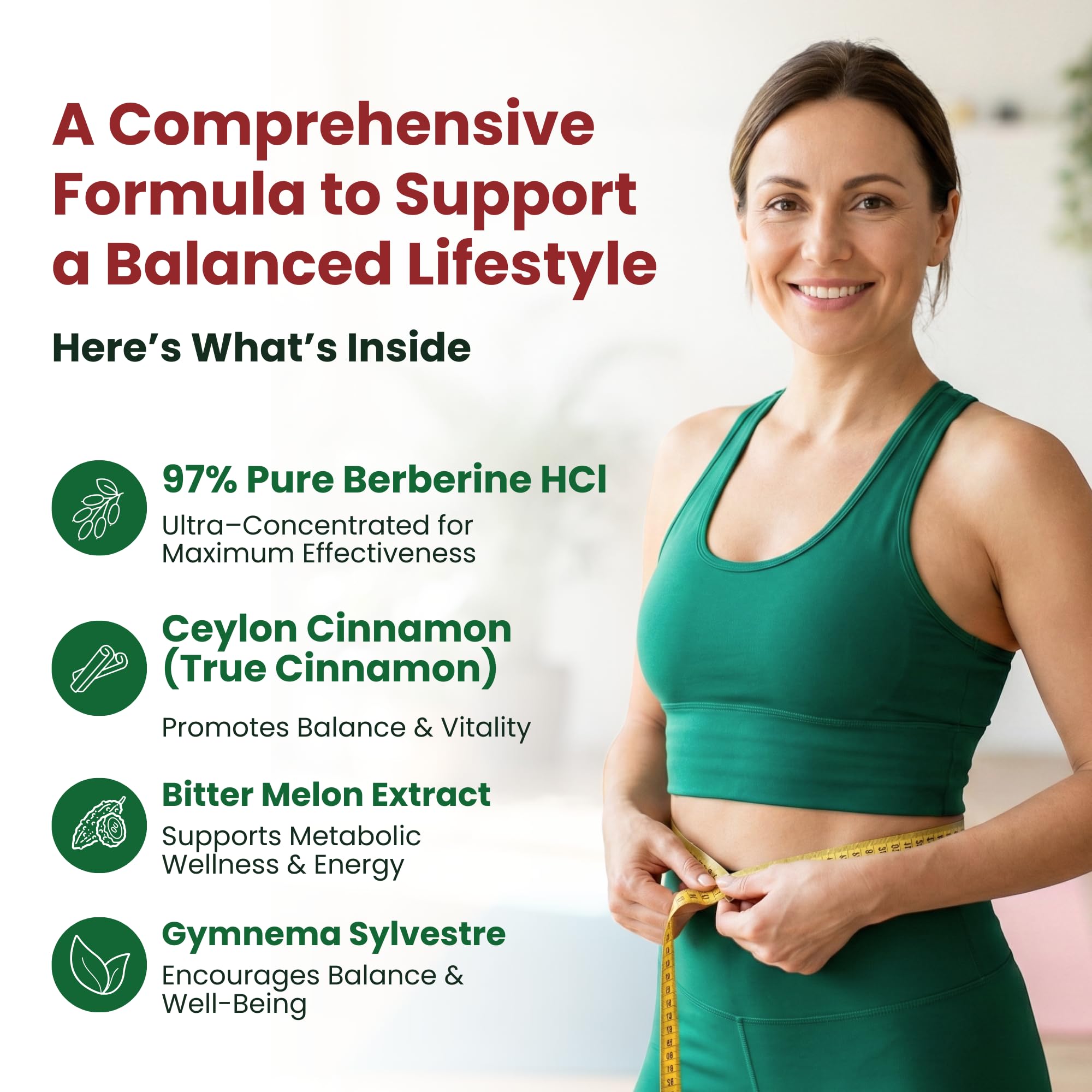 ForestLeaf Berberine capsules arranged for a simple daily routine