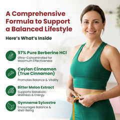 ForestLeaf Berberine capsules arranged for a simple daily routine
