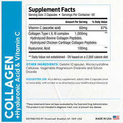 ForestLeaf multi-collagen pills pour shows serving for daily use.