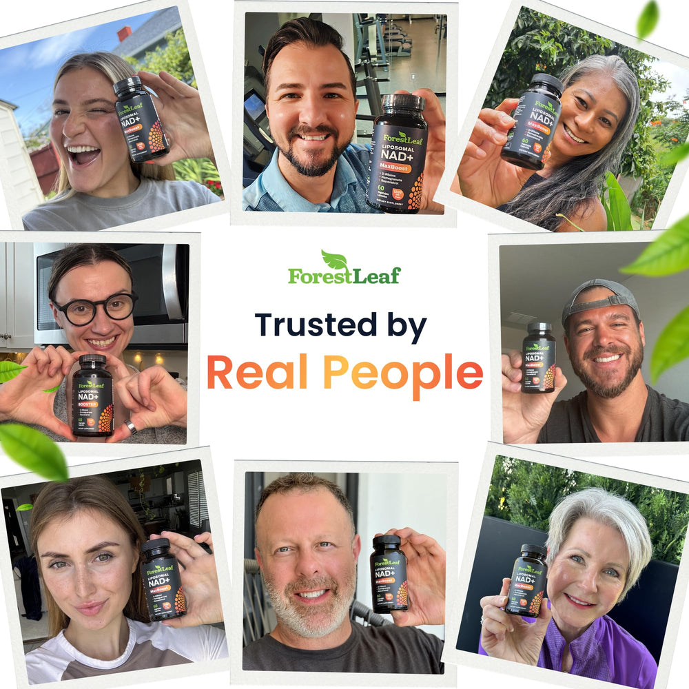 ForestLeaf NAD+ Resveratrol from a USA-made facility communicates GMP standards