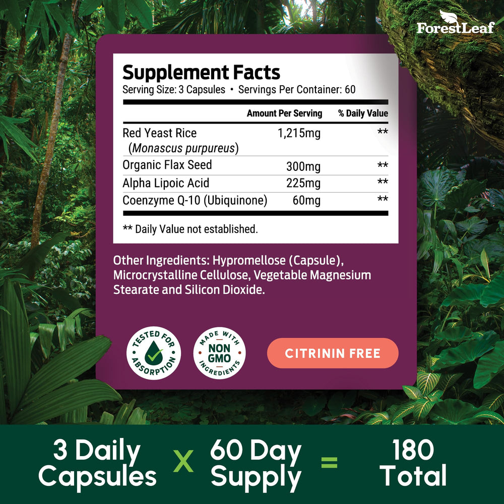 ForestLeaf USA quality testing seal indicating third party verification.