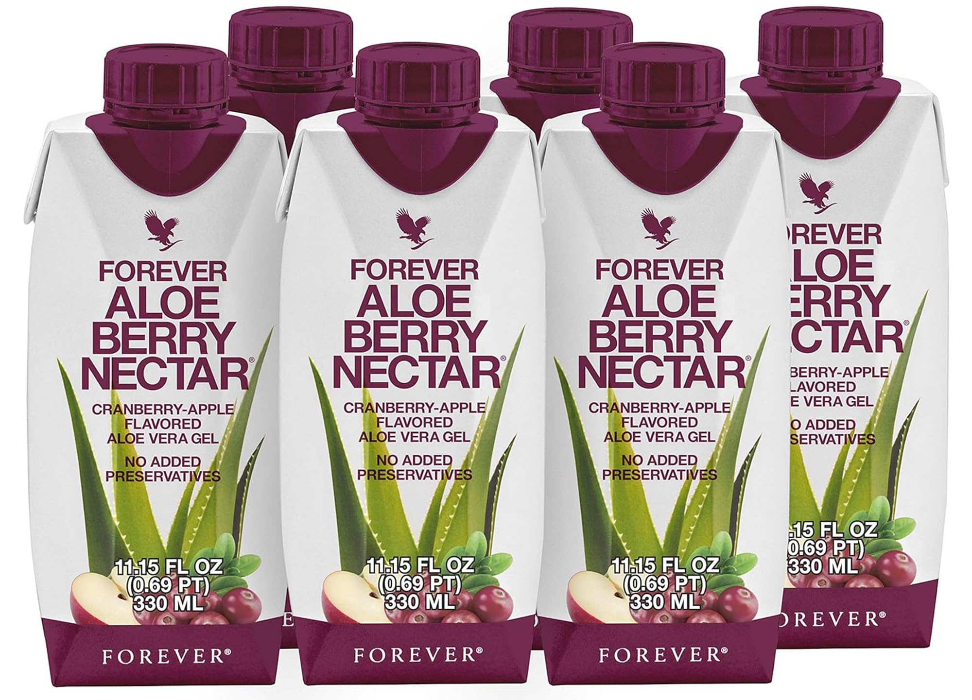 Forever Living Aloe Berry Nectar bottle pour for refreshing daily sip.