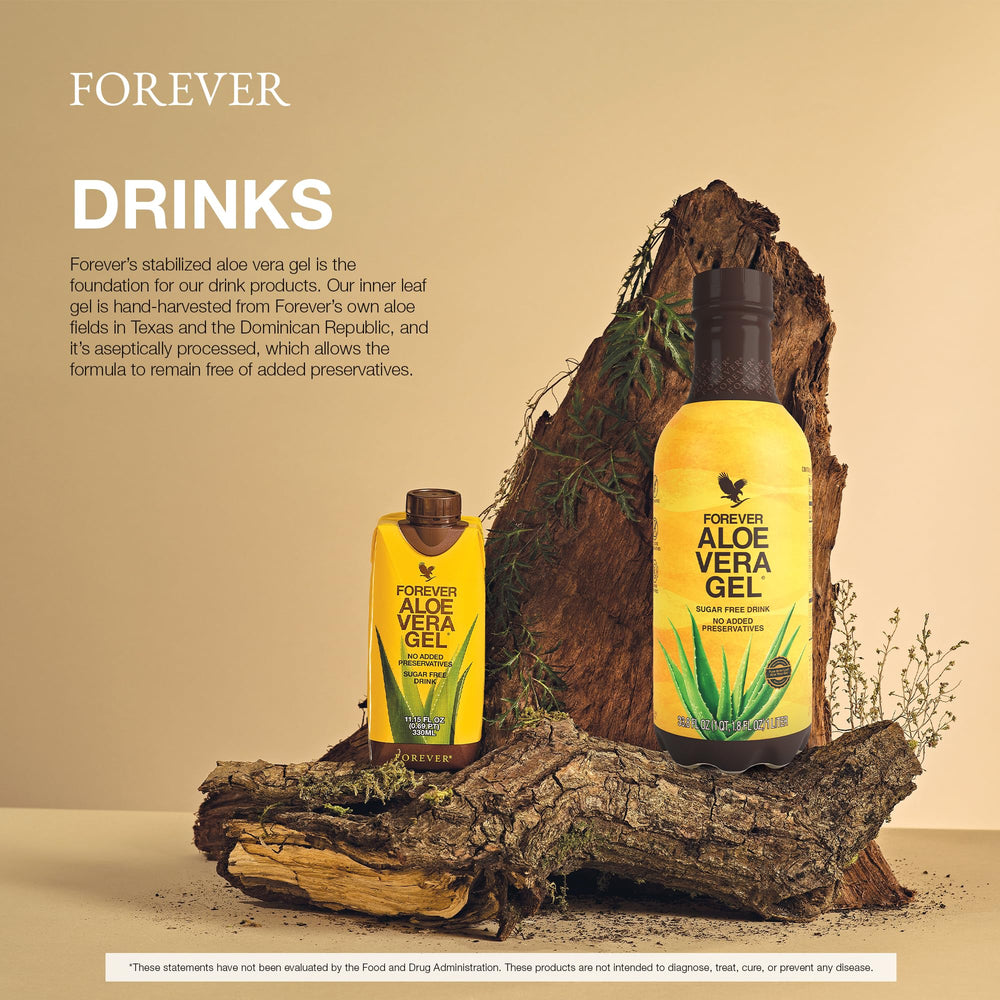 Forever Living Aloe Vera Gel fridge storage, ready-to-use freshness after opening.