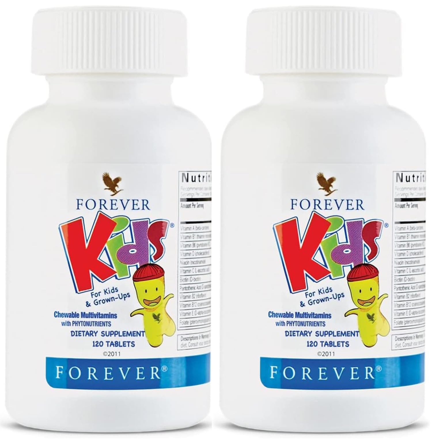 Forever Living Kids Chewable Multivitamin grape bottle illustrating daily nutrient support