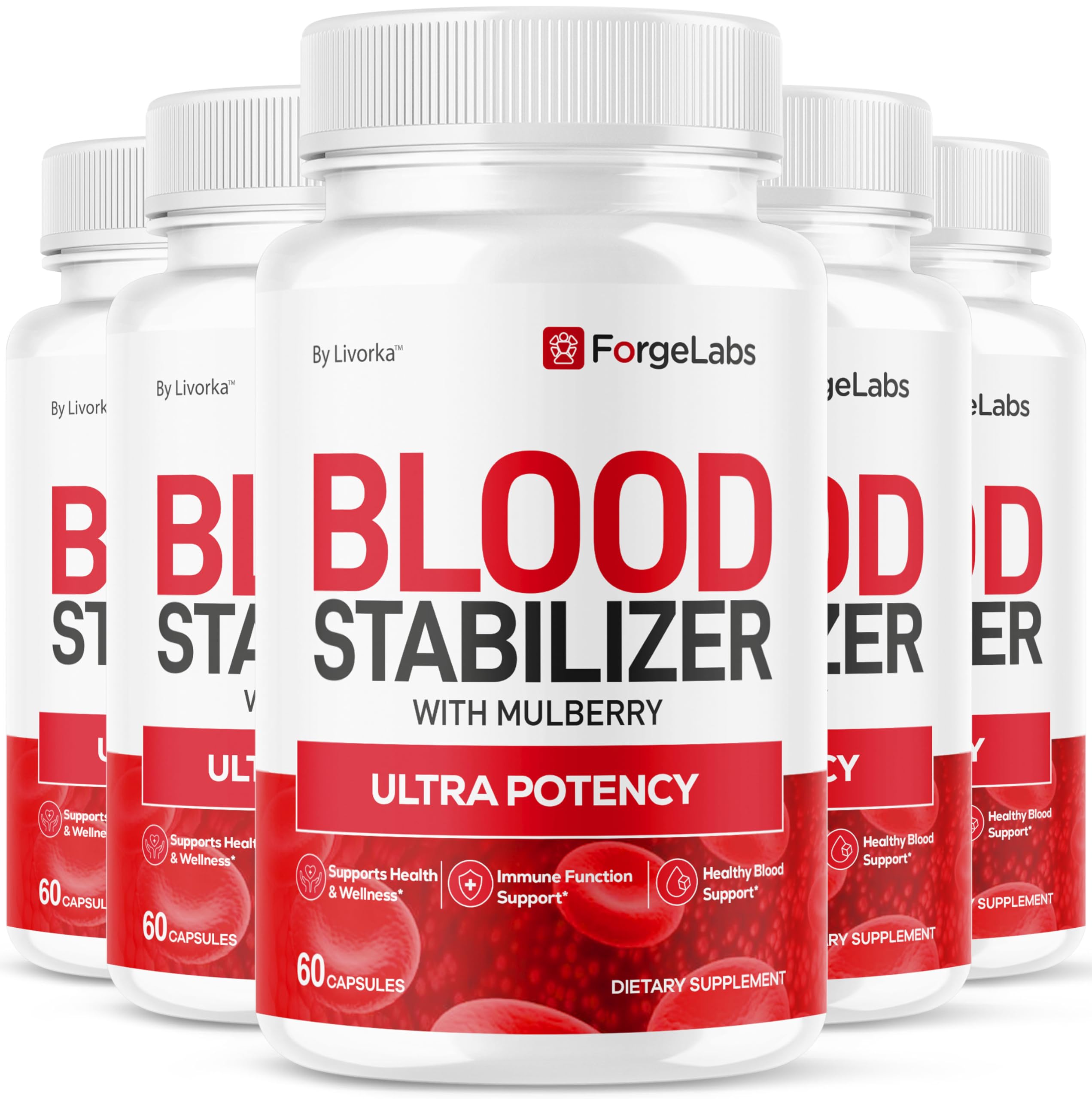 Forge Labs Blood Stabilizer capsules for daily wellness support