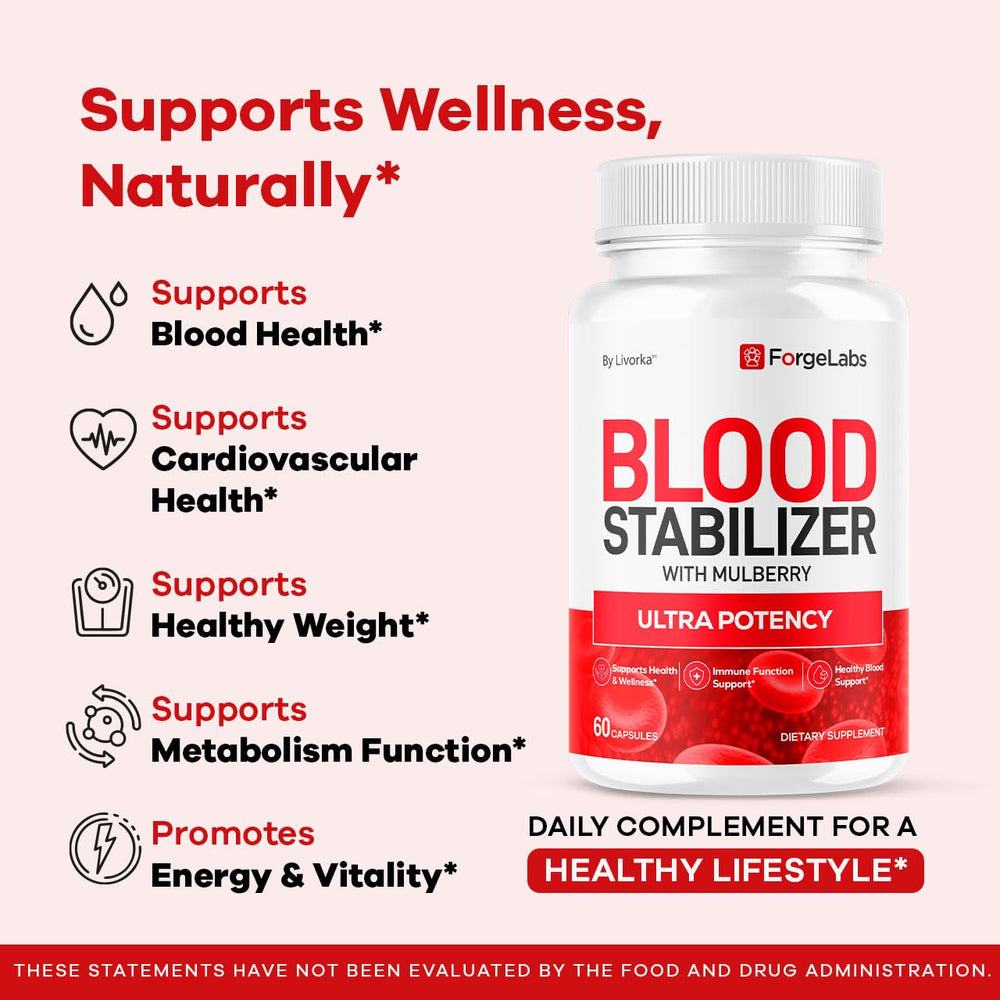 Forge Labs Blood Stabilizer pack-front highlighting value