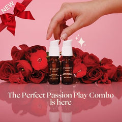 Foria Passion Play Kit Massage Oil bottle for nourishing massage.