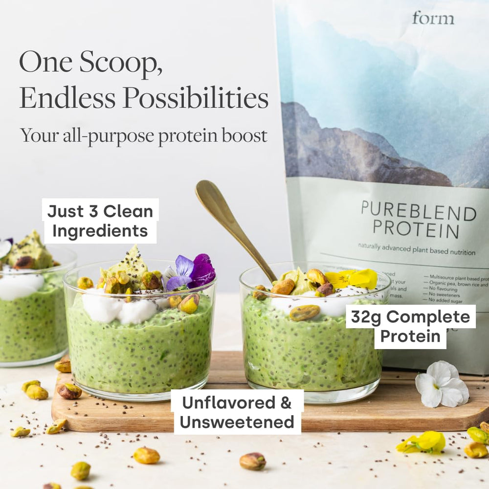 Form Pureblend Protein smoothie prep with neutral powder
