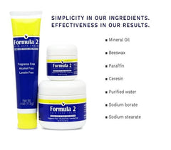 Formula 2 Skin Care Barrier Cream texture close-up for protection