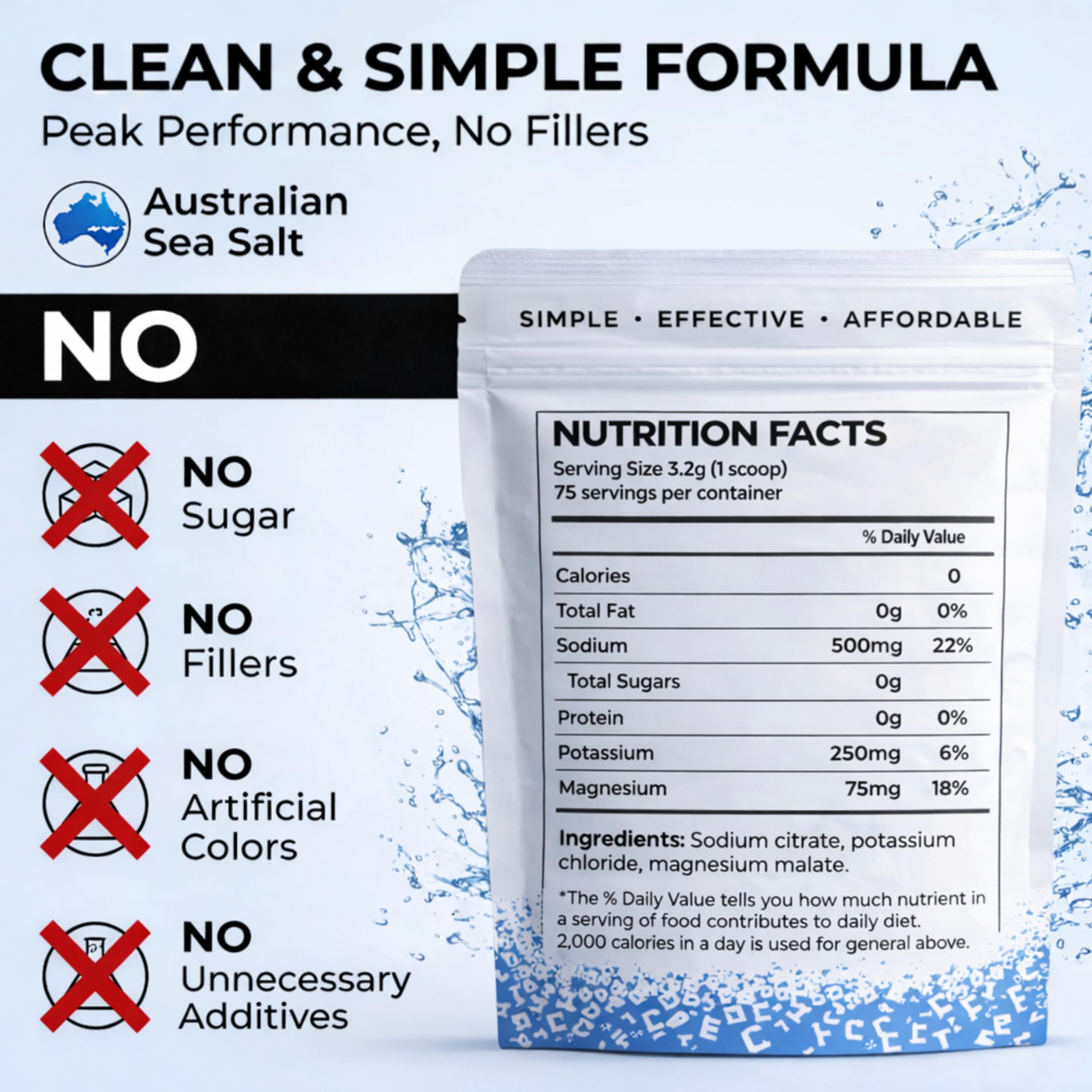 Formula 369 Electrolyte Booster glass hydration emphasizes clean electrolytes for endurance