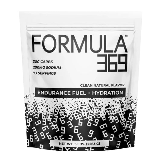 Formula 369 high-carb fuel bottle for endurance training with clean energy support