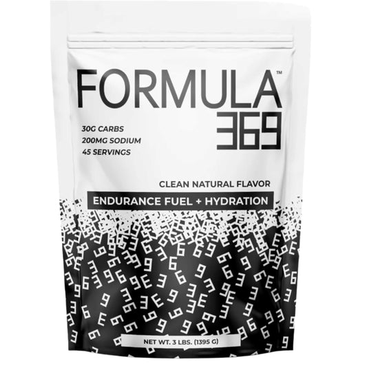 Formula 369 high-carb sports fuel bottle for long workouts and hydration
