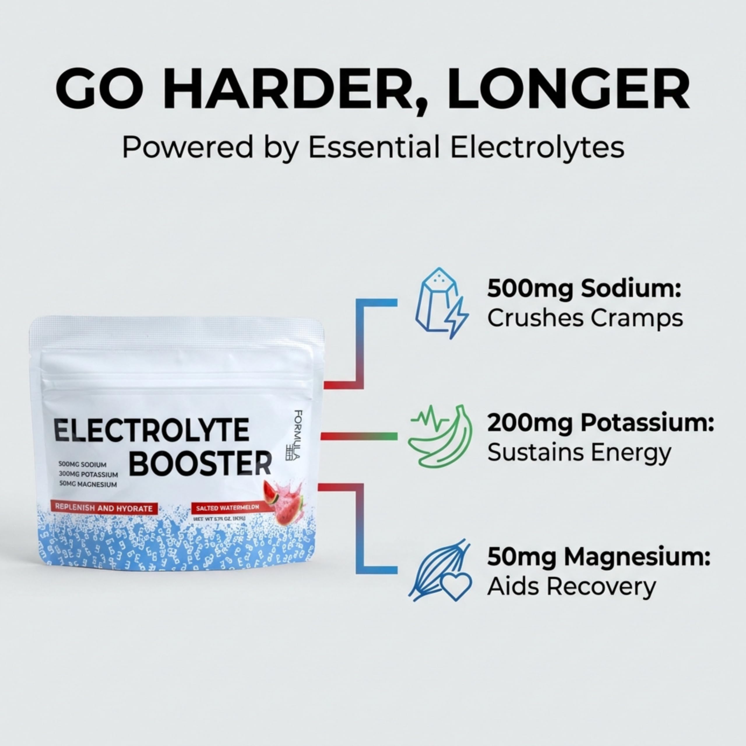 Formula 369 powder dissolving in water for easy sports hydration.